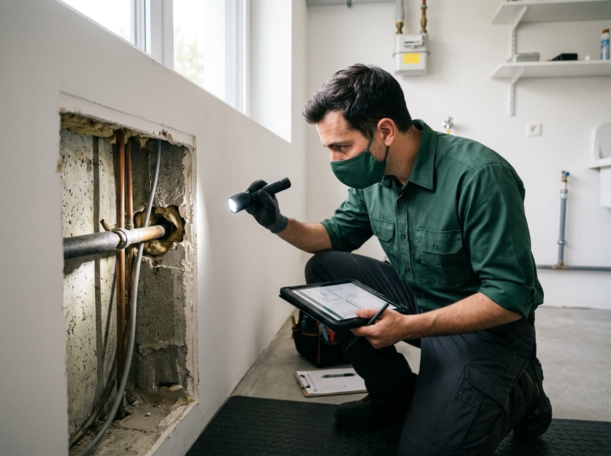 Diagnostic infestation rongeurs